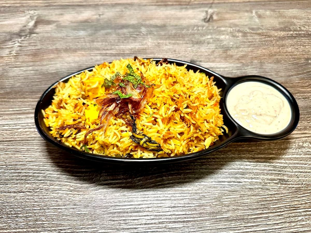 Goat Biryani at Mint Indian Bistro Las Vegas