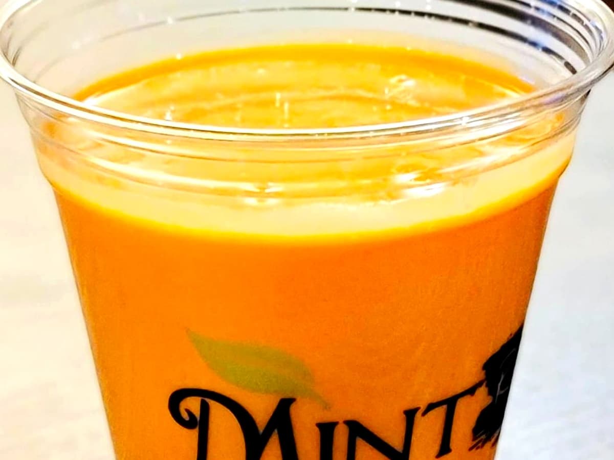 Rose Lassi at Mint Indian Bistro Las Vegas