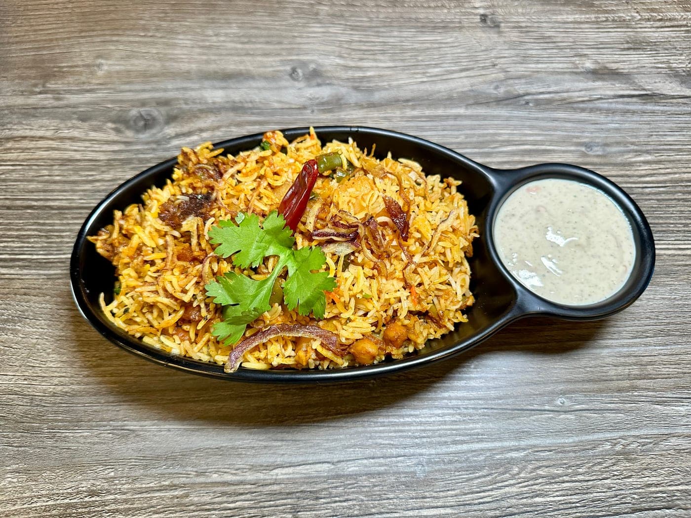 Biryani and rice dishes at Mint Indian Bistro Las Vegas