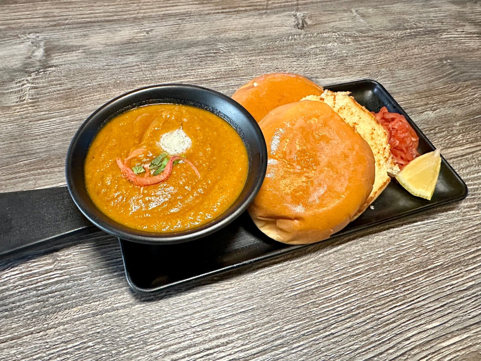 Shareable pav bhaji for Mint Indian Bistro experiences
