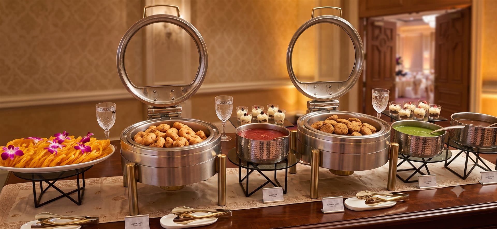 Mint Indian Bistro catering — buffet and hospitality for events