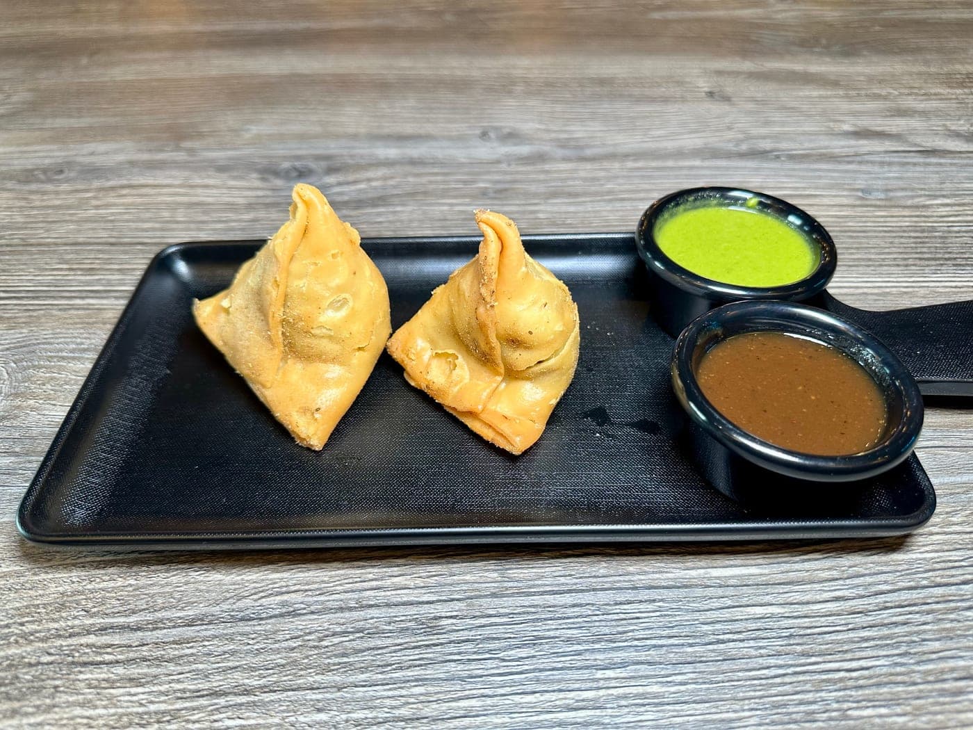Samosas at Mint Indian Bistro Flamingo Las Vegas